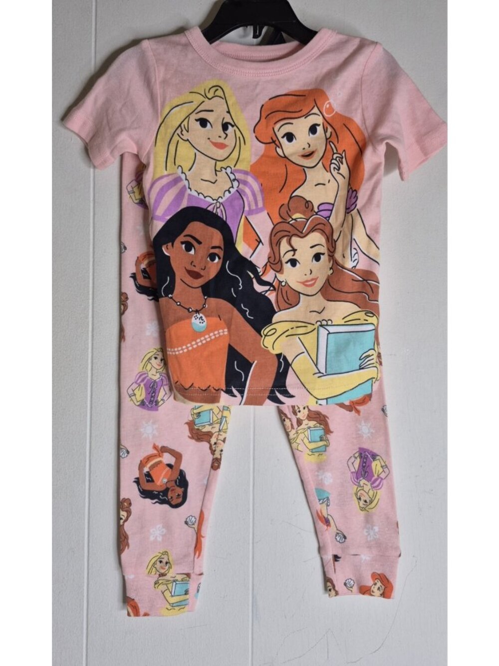 Disney Princess Pajama Set Toddler Girls Size 4T